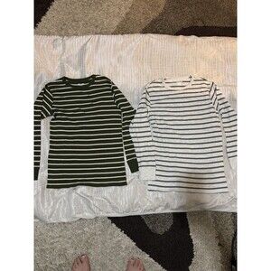 2 Youth Children Place Stripe Long Sleeve Shirts Size 14/16